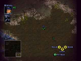 StarCraft 64 (Europe) In game screenshot
